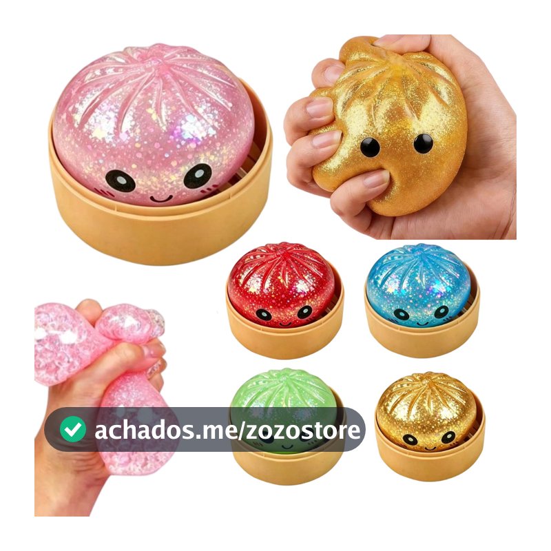 Bola De Aperto De Pão De Ouro Colorida Fofa De 5.5 Cm , Brinquedo Mole De Alívio De Estresse Para Crianças E Adultos , C