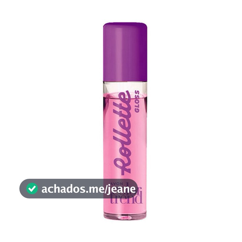 Avon Color Trend Brilho Rollette Glitter para Lábios Chiclete de Tutti Frutti