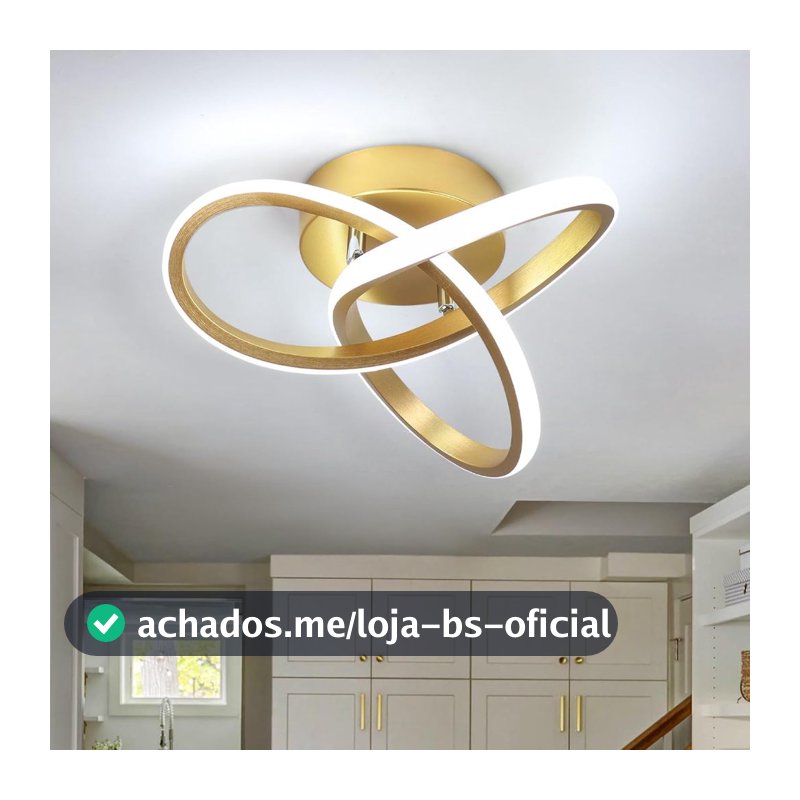 3 Cores  Luminária De Teto Pendente Led Moderna Lustre para Corredor Sala Quarto Cozinha