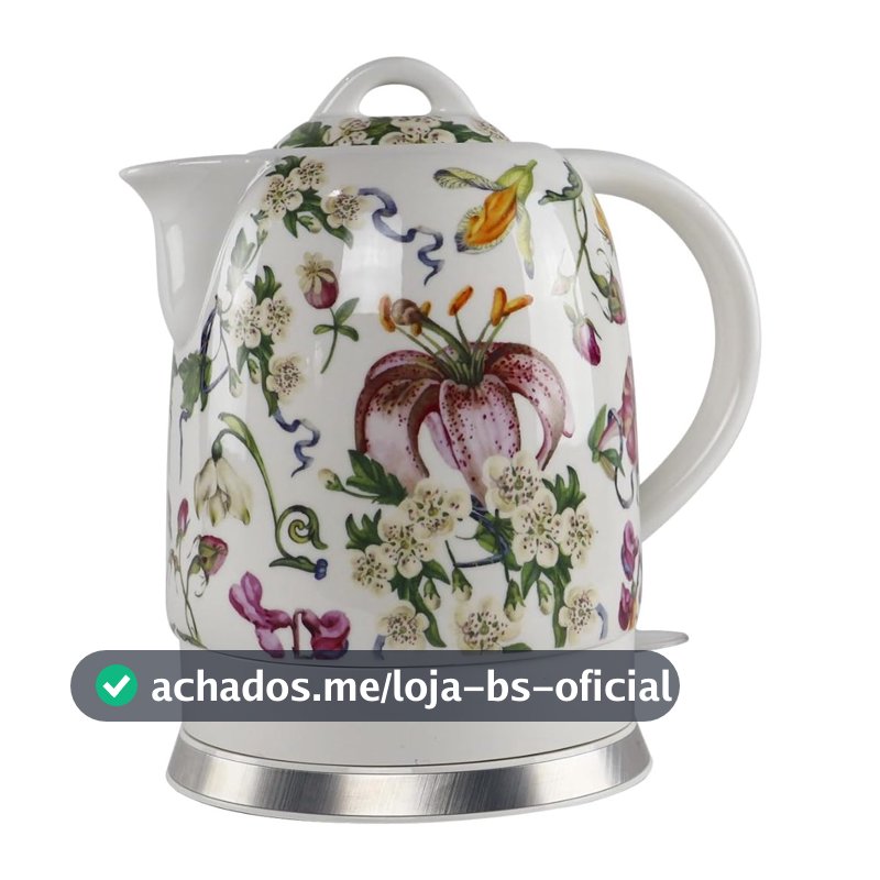 Chaleira Elétrica Porcelana Elegance Desligamento Automático Tuut 127v 1000W