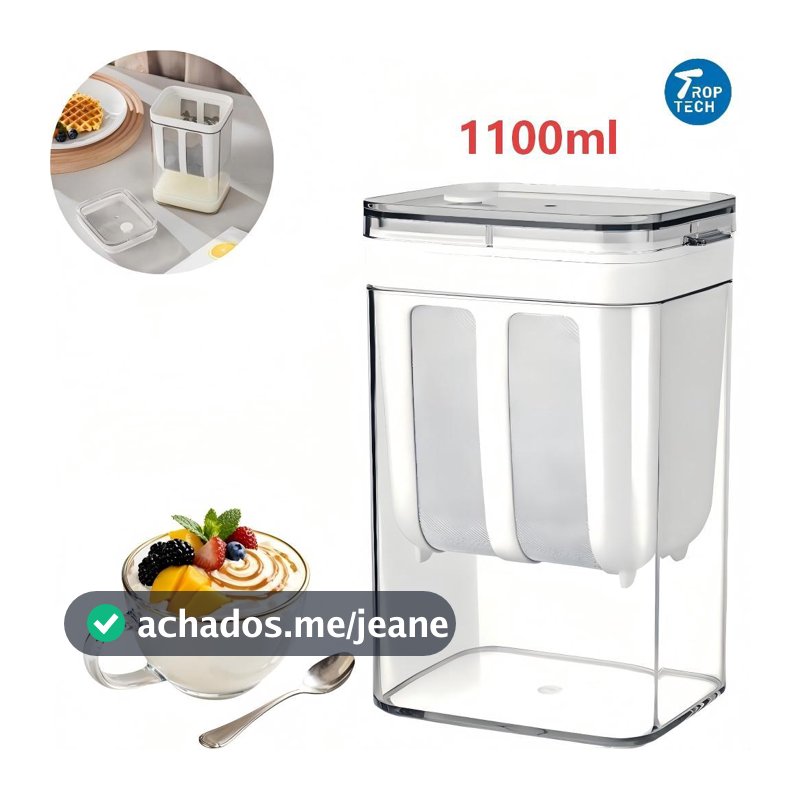 Filtro De Iogurte E Malha Fina Caixa Transparente Tela Caseira Queijo Umidade Separador Fabricante Para Cozinha Trop