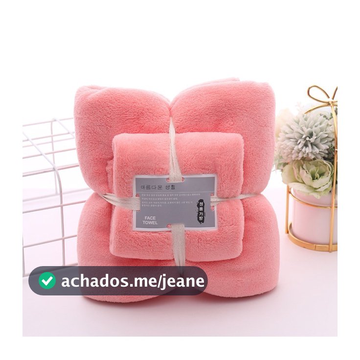 Kit 2 (Toalha De Banho) Conjunto De Toalha De Banho Grande Toalha Para Adultos E Estudantes Banho De Secagem Rápida