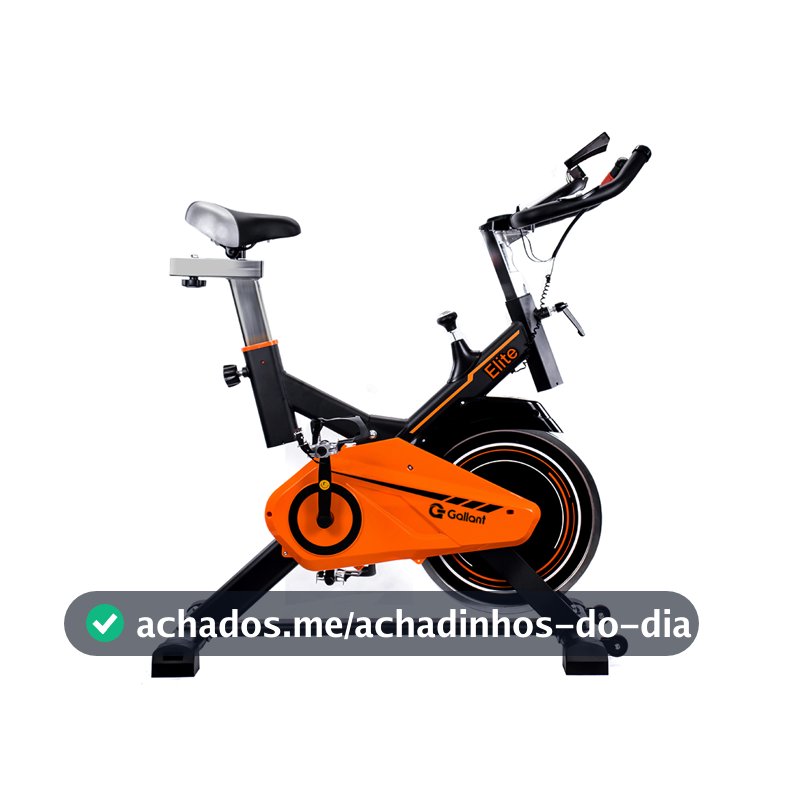 Bicicleta Ergométrica Spinning Gallant Elite Mecânica Ate 110kg Roda de Inercia 13kg (GSB13HBTA-PT)