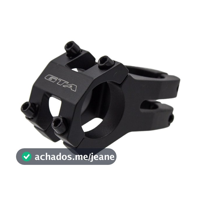 Mesa Suporte De Guidão Bike Mtb Gta Alumínio 31.8mm Colorido Comprimento 45 Mm Cor Preto