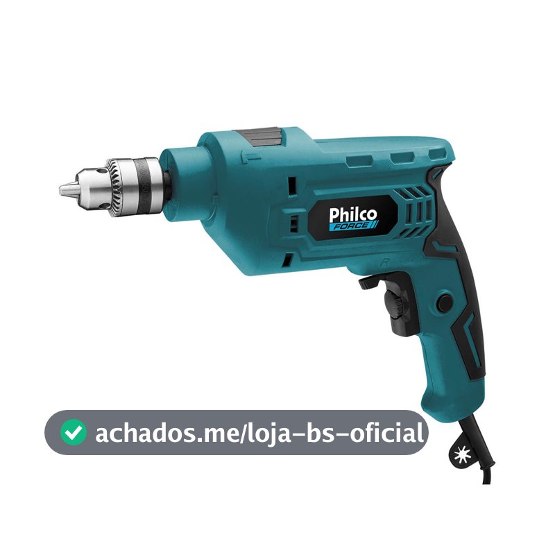 Furadeira Philco Force 650W 2800RPM com Maleta PFU01M