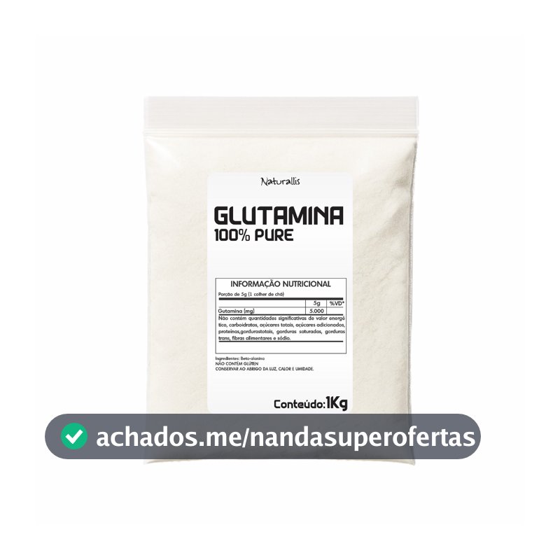 Glutamina em pó 100% Pura Com Laudo 1 Kg
