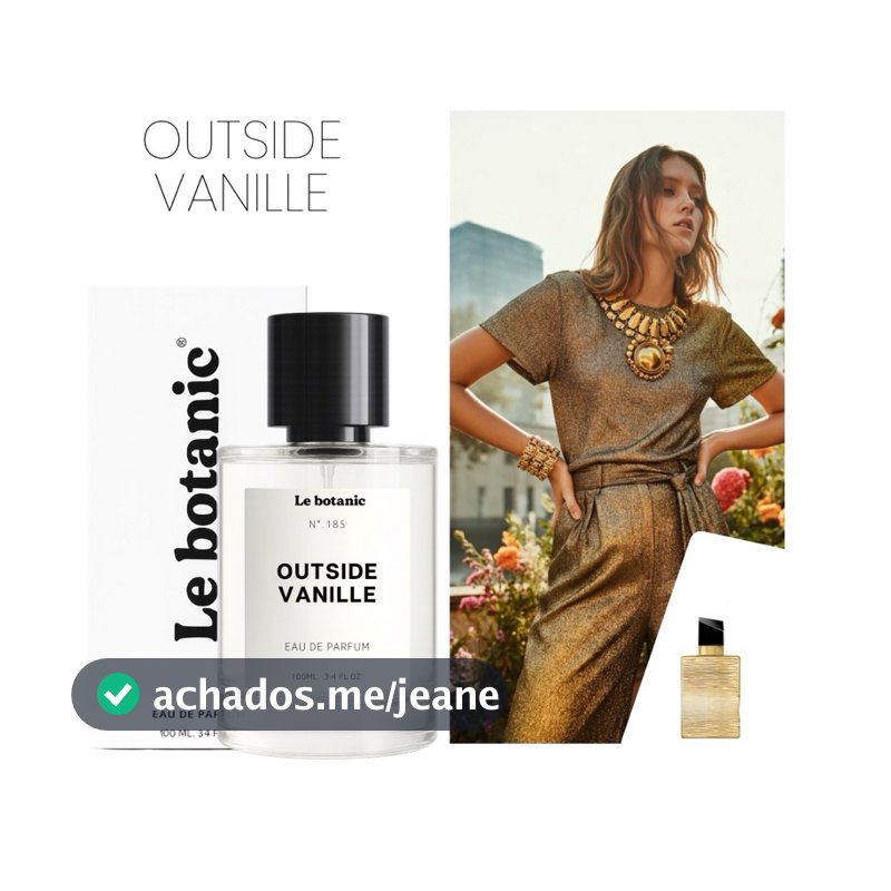 Perfume Outside Vanille - Le botanic - Alta Fixação