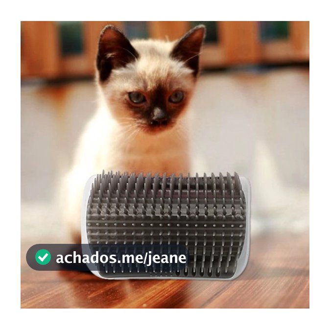 Escovadeira Gato Pet Tira Pelos Catnip Parede Massagem Brinquedo Coçador Escova