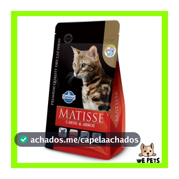 Ração Farmina Matisse Carne e Arroz para Gatos Adultos 7,5kg