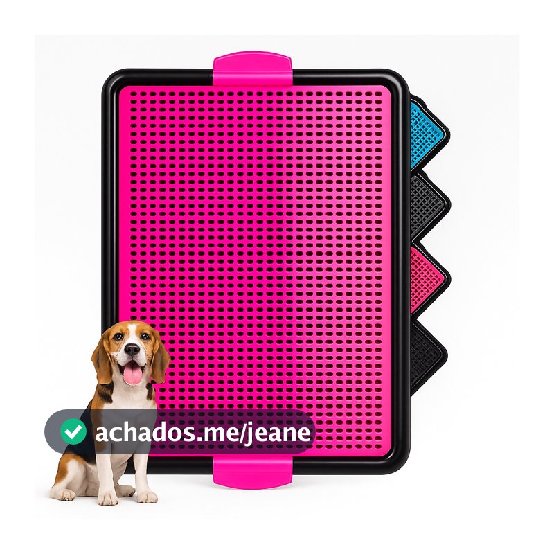 Tapete Sanitário Canino Higiênico Banheiro Para Cachorro Pequeno Médio Porte
