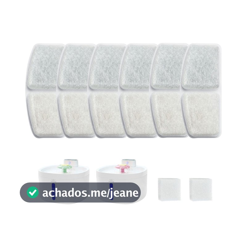 Filtro Para Bebedouro Gato Newpet Healthy Cat - 6 Unidades