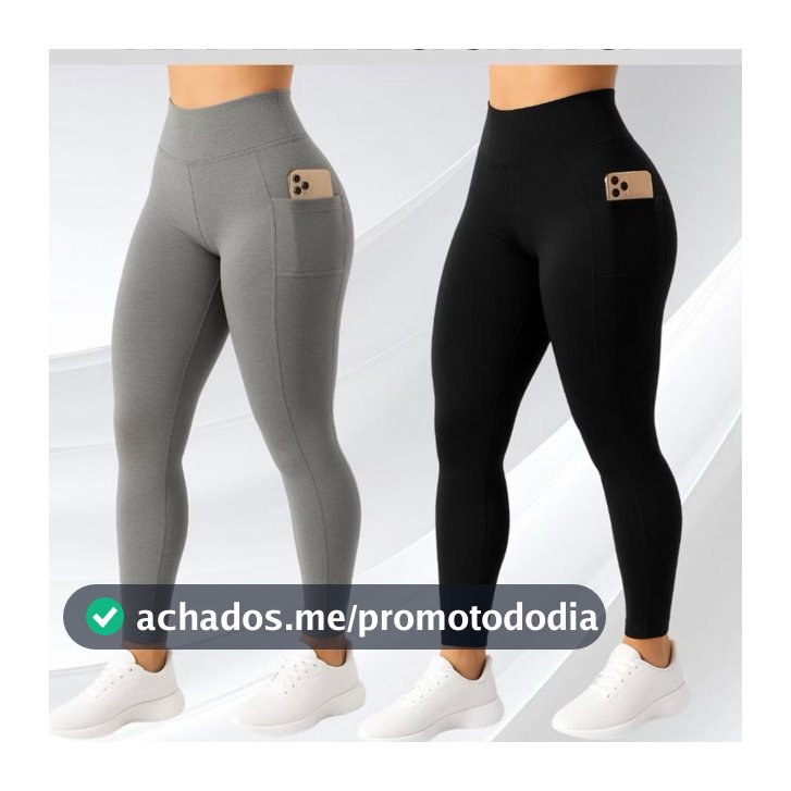 UNIDADE ou KIT 2 Calças leg com 2 bolsos (1 calça R$ 35,00 / 2 Calças R$70,00)