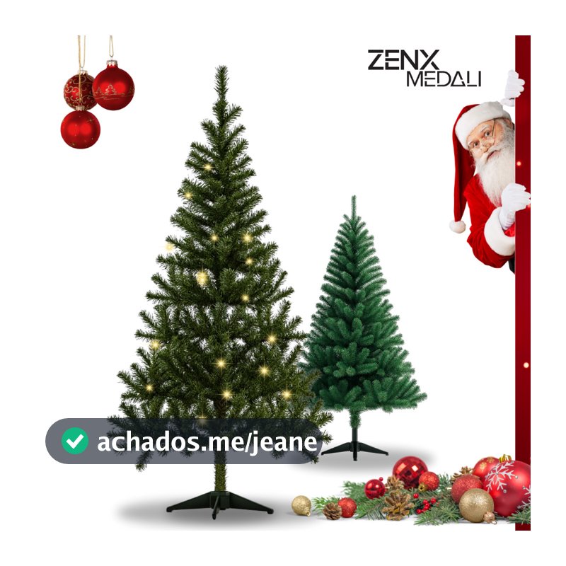 Arvore de Natal Zenx Medali Premium  Cheia Decoração Vários Modelos