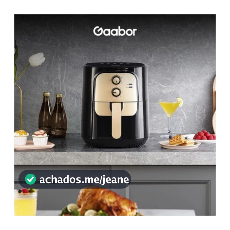 fritadeira Airfryer Garbo 1400w 110v 127v