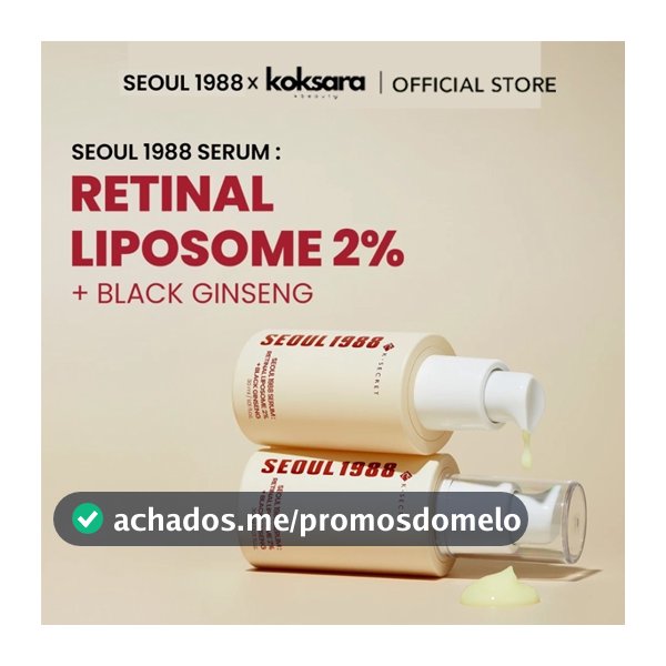 [OFFICIAL] SEOUL 1988 Serum : Retinal Liposome 2% + Black Ginseng 10ml/30ml