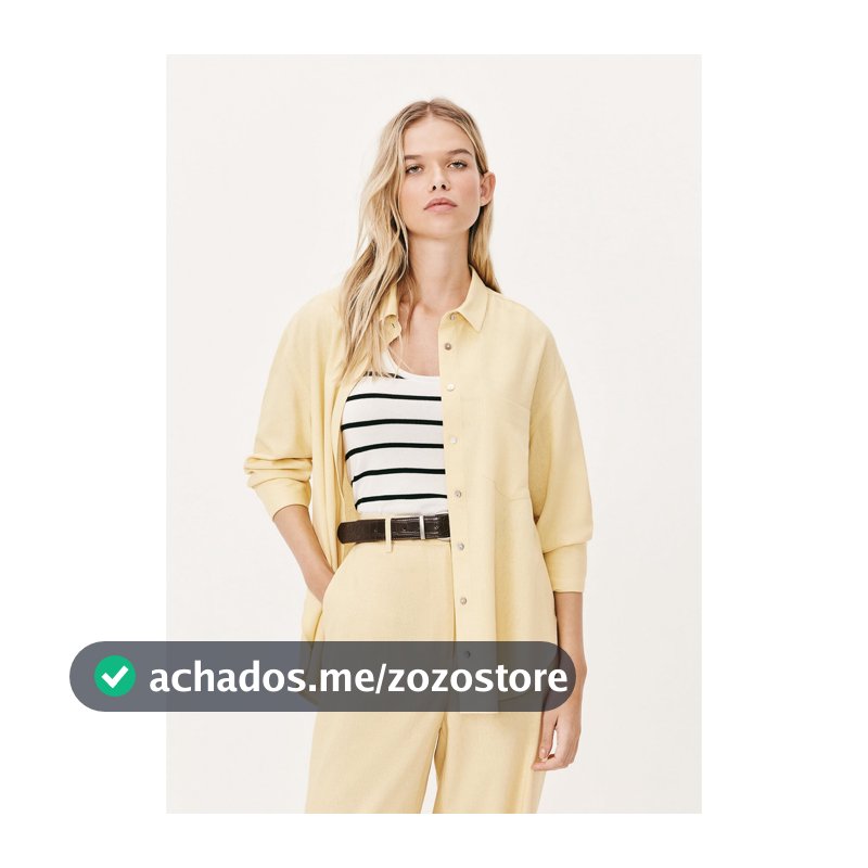 Camisa Feminina Manga Longa Oversized