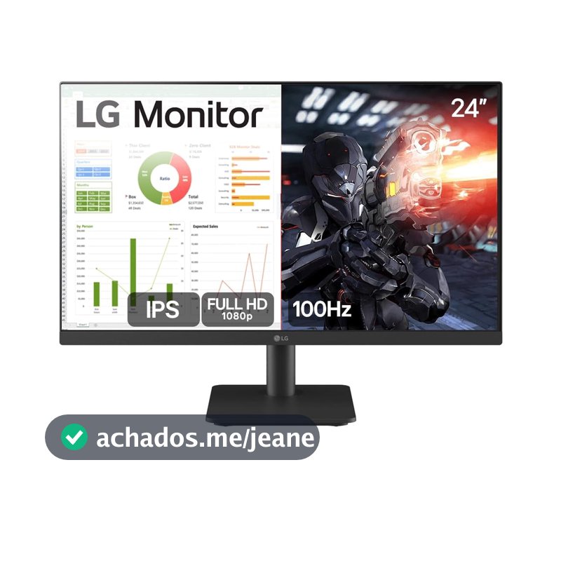 Monitor Gamer LG 24" Full Hd 100Hz 5Ms Hdmi 24Ms500-B.Awzm