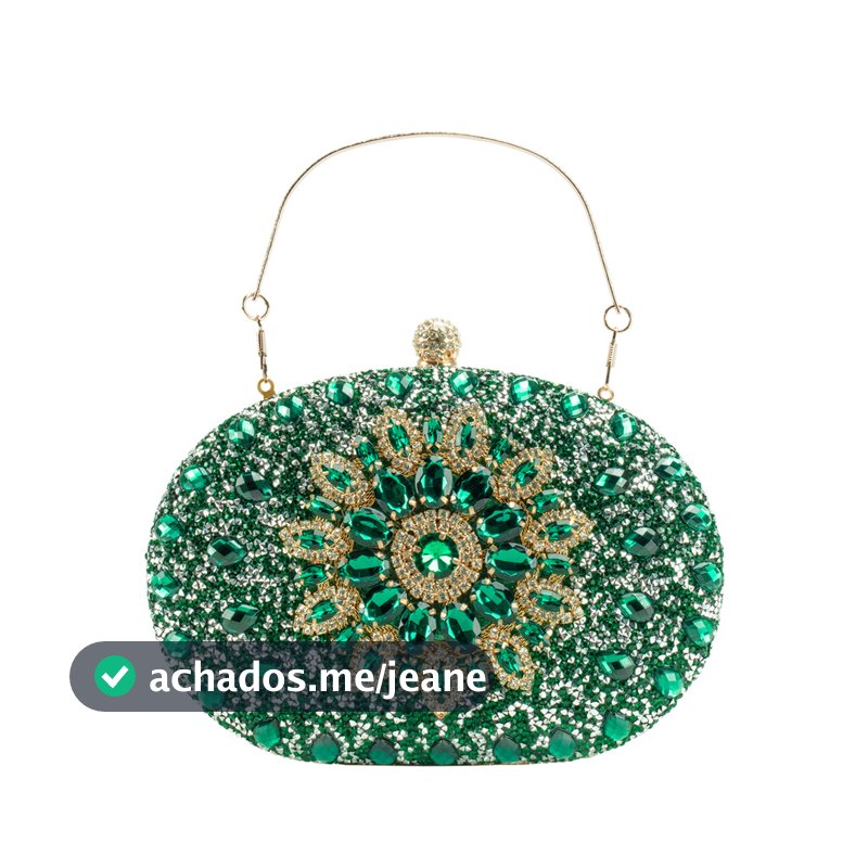 Bolsa Clutch Festa Feminina com Corrente Longa Removível para Casamentos e Jantares Elegantes Y1001