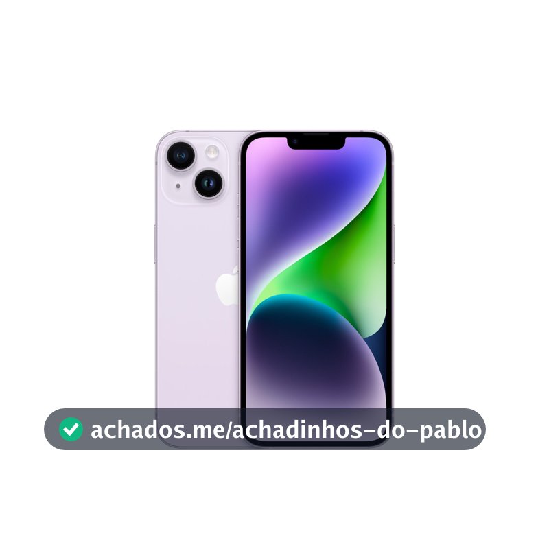 Usado: iPhone 14 128GB Violeta-escuro Bom - bateria 70% - Trocafy - Apple