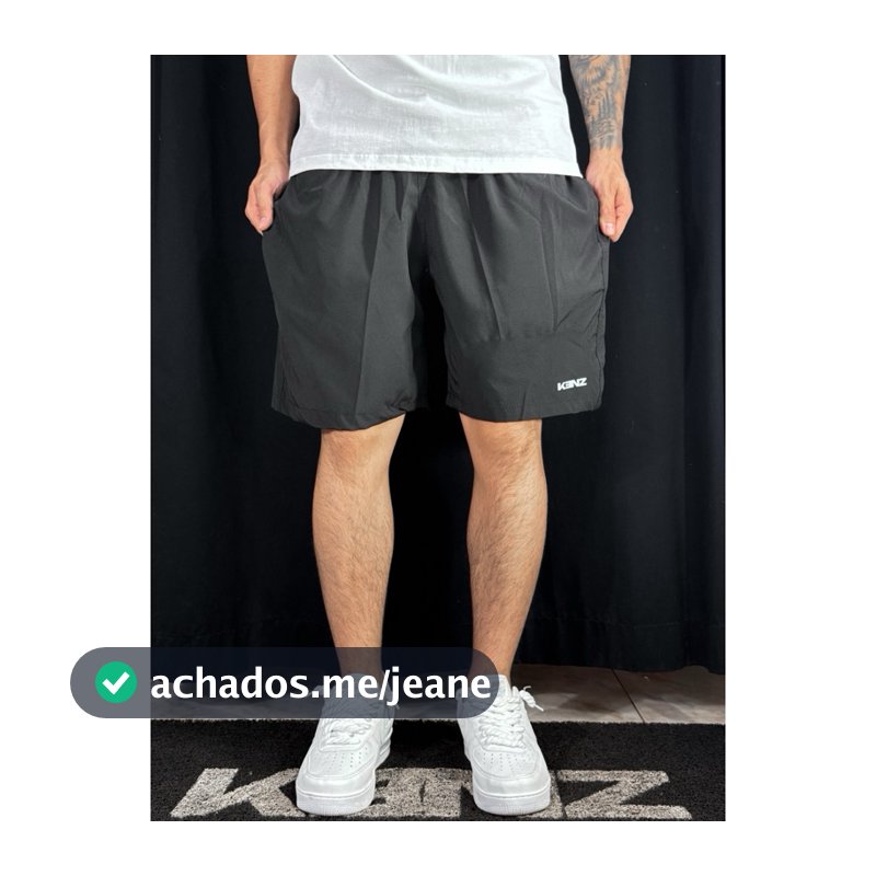 Shorts Kenz Tactel Preto