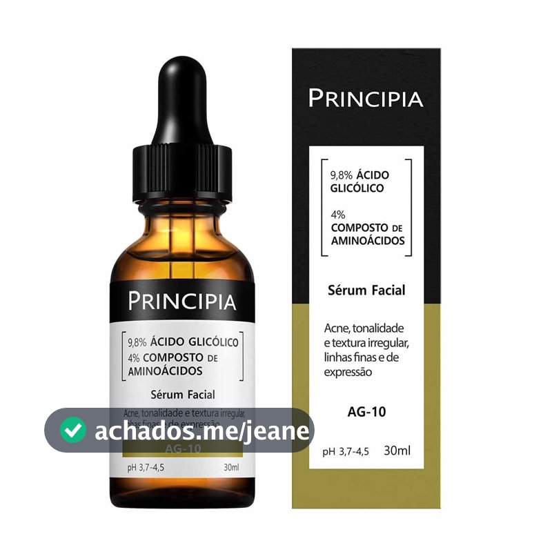 Sérum Renovador Principia 9,8% Ácido Glicólico + Aminoácidos AG10