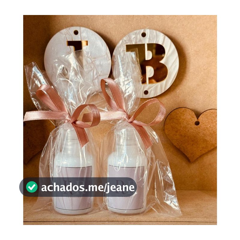 30 Lembrancinhas Mini Hidratante Presentinhos  Chá revelação  Casamento  Chá de bebê Com Cheiro Personalizadas