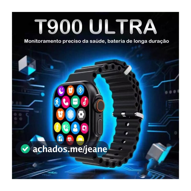T900 Ultra Smartwatch 9 T800 Ultra 2026 Nova Relógio Inteligente para pronta entrega