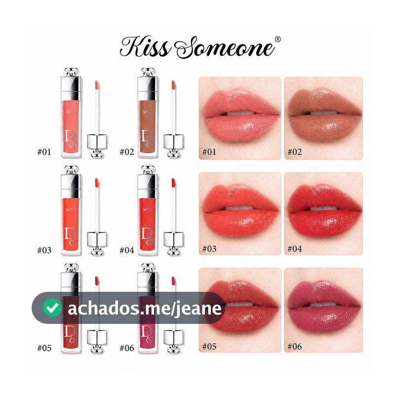 Conjunto De Batom Creme Fosco Nude Marrom Quente 6 Peças Kit Vegano À Prova D'água De Longa Duração Maquiagem Barata