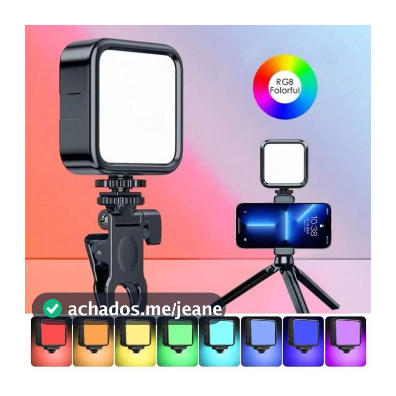 Mini Fotografia Luz RGB /Branco De Preenchimento Panel led / Móvel Câmera /Vídeo /Tiro Ao Ar Livre /Suave Luz /Portátil