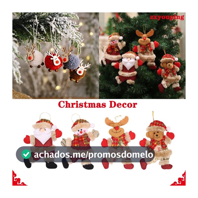 enfeites de natal natal decoração casa Pingentes De Natal Elk Antler Árvore Decoração Ornamento Para De  Feliz 2023 Casa De Ano Novo