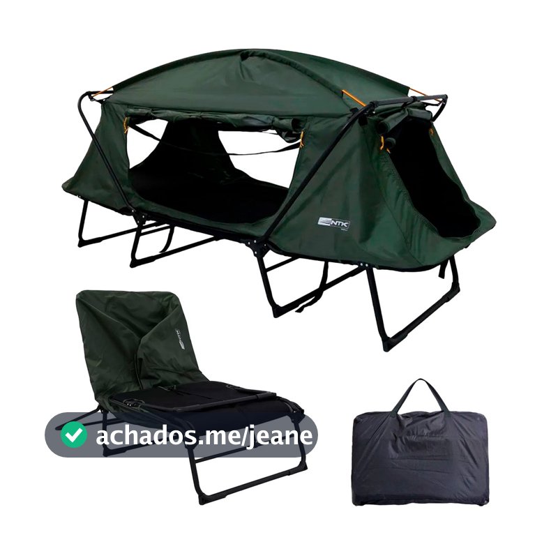 Barraca Cama Suspensa Tatu Solteiro 4 em 1 Dobrável Suporta 120kg 3000mm Coluna d´Água - NTK Nautika
