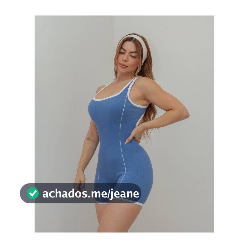 Macaquinho Fitness Feminino Esportivo Canelado Short Modelador Academia Treino SD1980