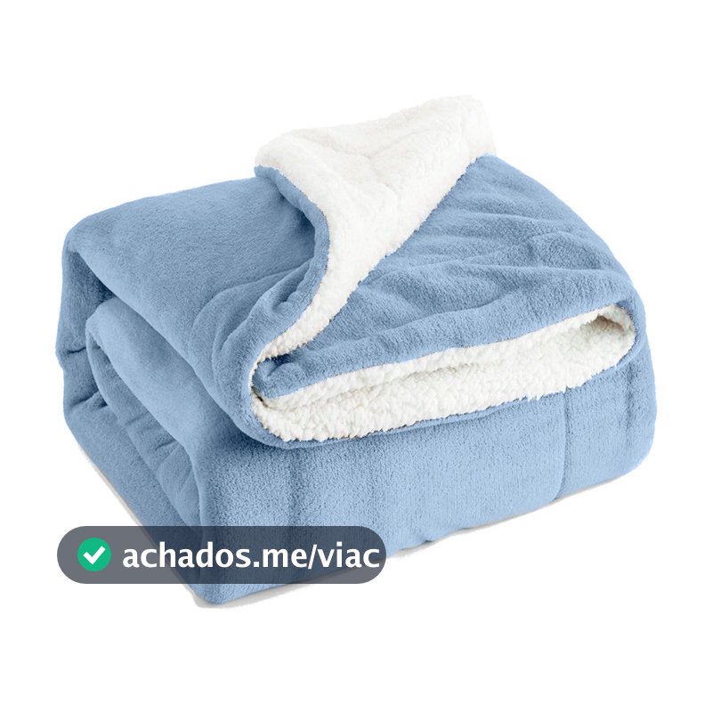 Coberdrom Bebê Sherpa dupla face varias estampas e cores