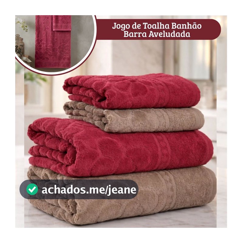 Jogo de Toalha Banhão Gigante 4 Peças 100% Algodão Macia Excelente Absorção Volumosa Florença