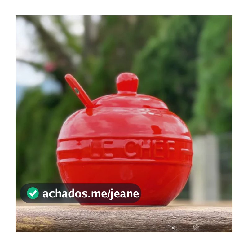 Açucareiro Le Chef 300ml Cor: Vermelho