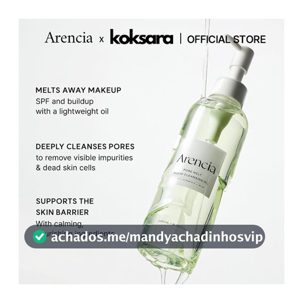 [OFFICIAL] Arencia Pore Melt Mochi Cleansing Oil 200ml
