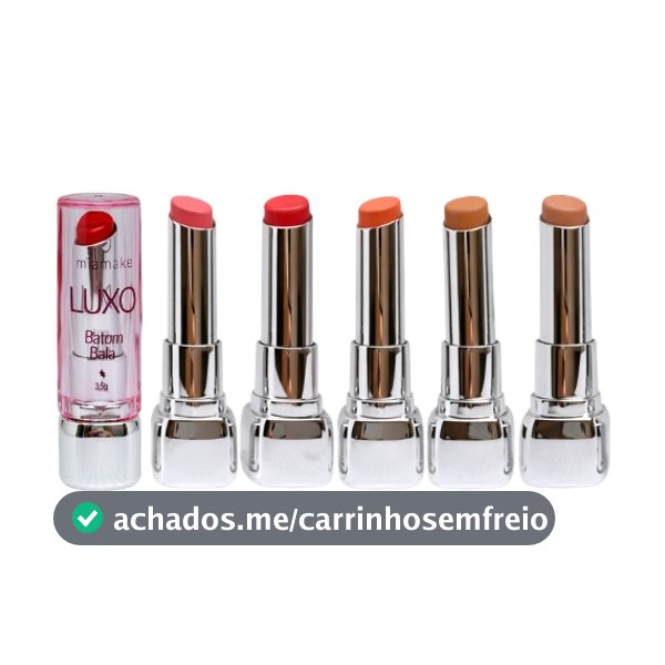 BATOM BALA MATTE LUXO HIDRATANTE ALTA COBERTURA MIA MAKE