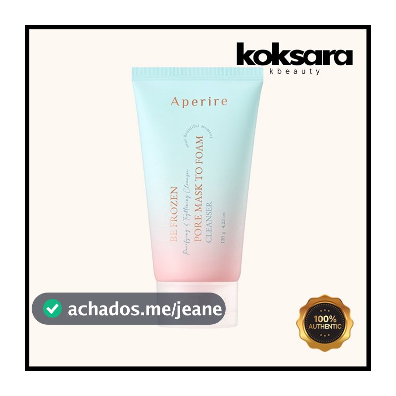 Aperire Be Frozen Pore Mask To Foam Cleanser 120g