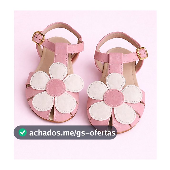 Sandália Menina Bebê Infantil Florzinha Rosa Amarelo Lilás Fashion Confortável Antiderrapante Ajustável Promoção