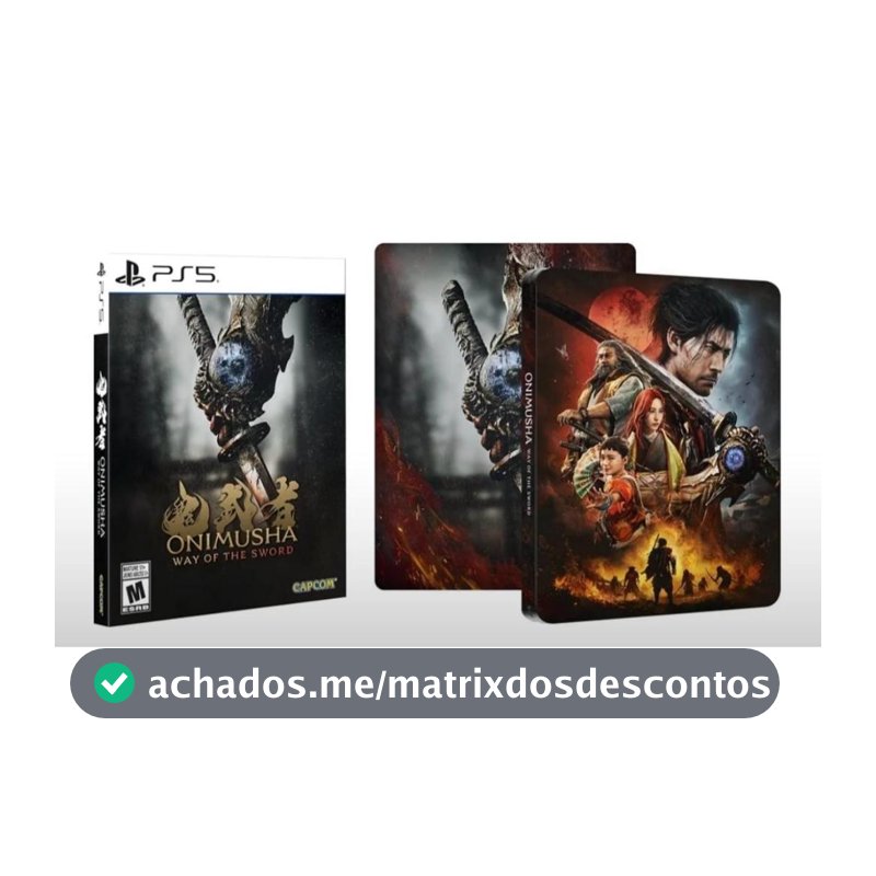 Onimusha: Way of the Sword - Edição Steelbook - PlayStation 5