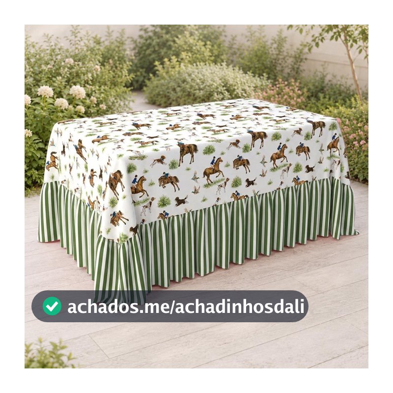 Toalha de Mesa com Babado Decoração Eventos Festa Infantil Diversos Temas e Medidas