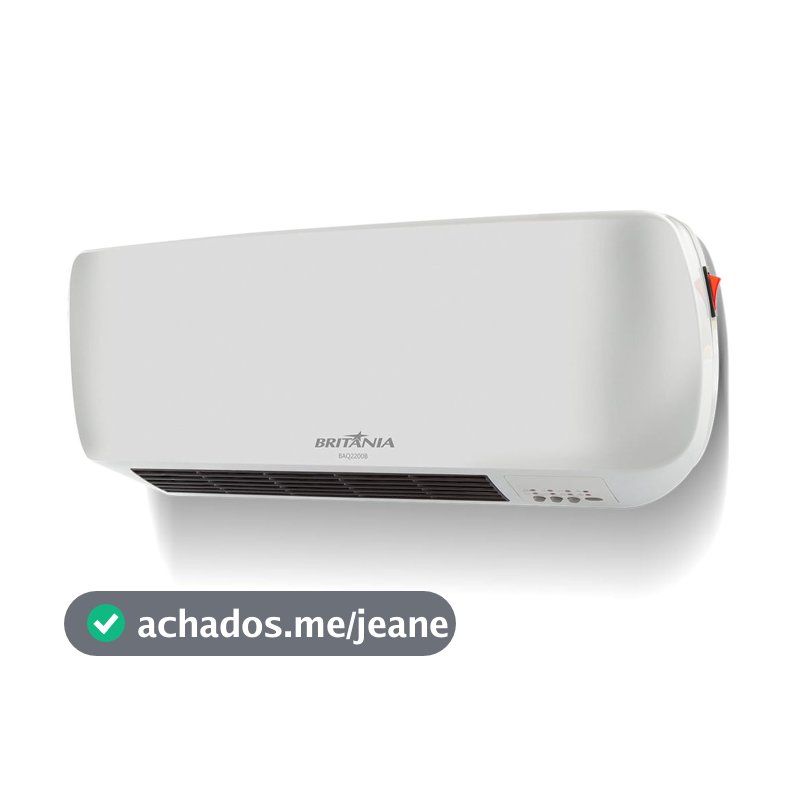 Aquecedor de Parede Britânia 2 em 1 com Timer BAQ2200B