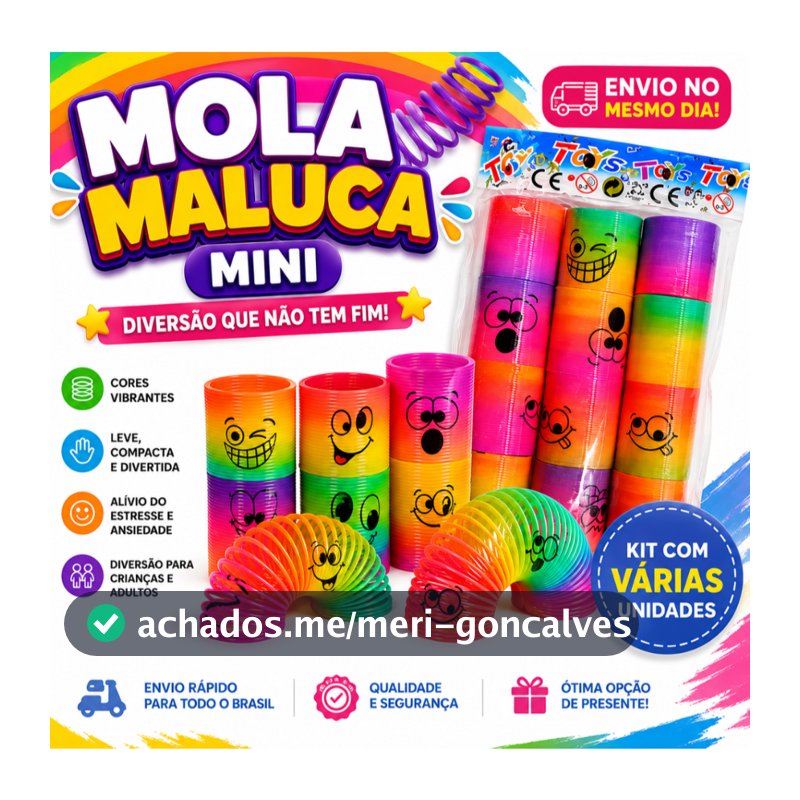 KIT6/12/24PCSMini brinquedo colorido de mola maluca barato de plástico para meninos e meninas