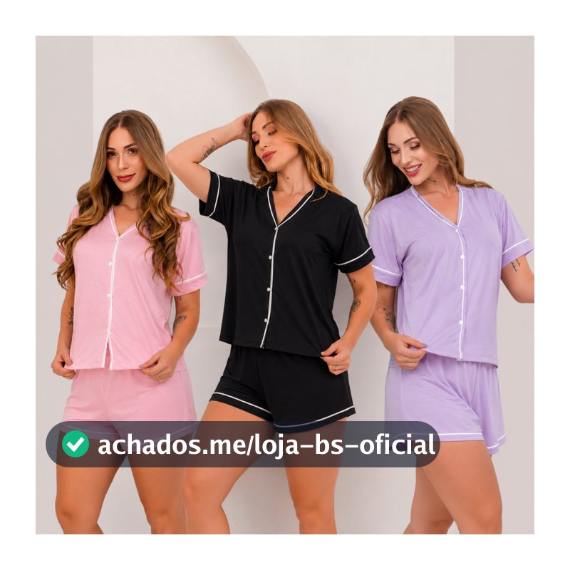 KIT 2 pijama americano feminino pijama feminino cirúrgico baby doll amamentação camisola gestante maternidade