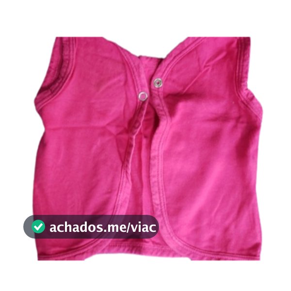 Colete Infantil Menina Rosa RN
