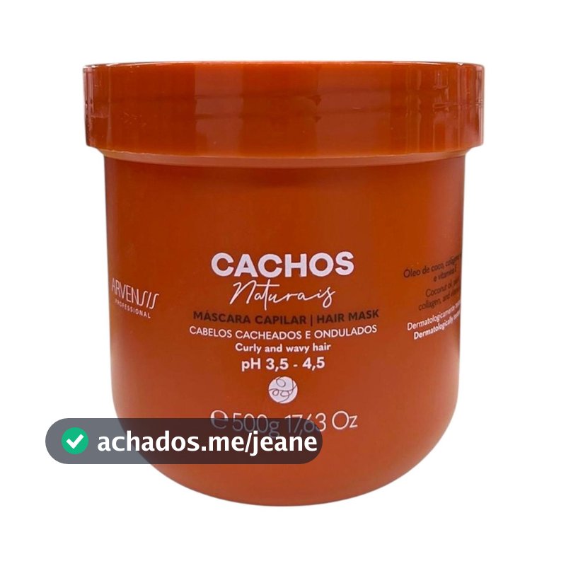 Arvensis Professional Cachos Naturais - Máscara 500g