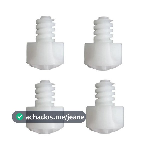 Kit 4 Pé Pés  Geladeira Brastemp Consul Varios Modelos