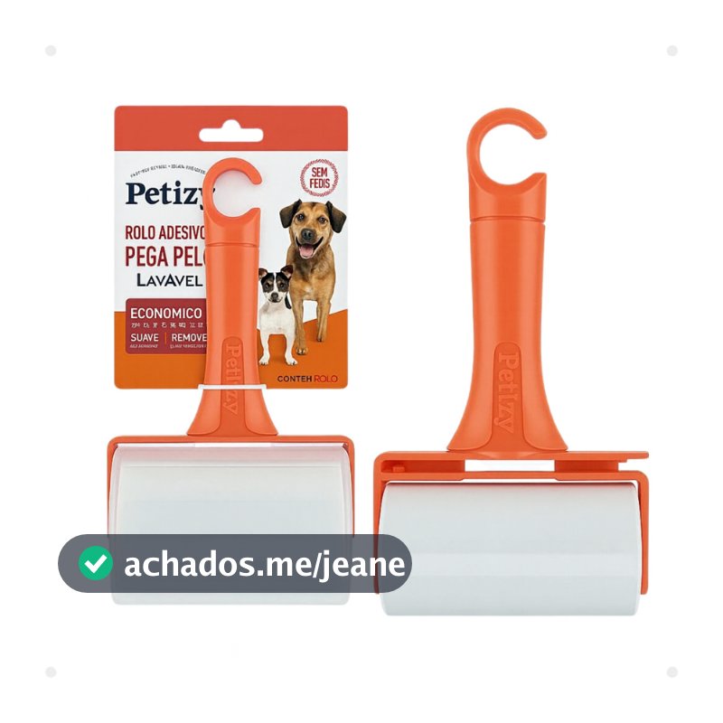 Rolo Adesivo Lavável Tira Pelos Fiapos Poeira e Cabelos Removedor Reutilizável Para Roupas Sofás