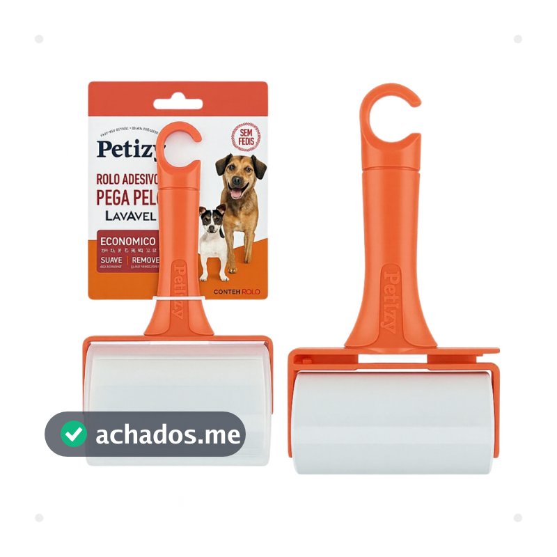 Rolo Adesivo Lavável Tira Pelos Fiapos Poeira e Cabelos Removedor Reutilizável Para Roupas Sofás