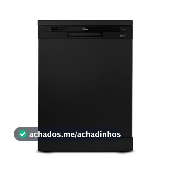 Lava Louças 14 Serviços Preta Midea